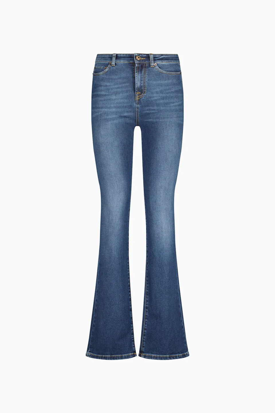 gottseidank-leslie-damenjeans-high-waist-schlagjeans image 1