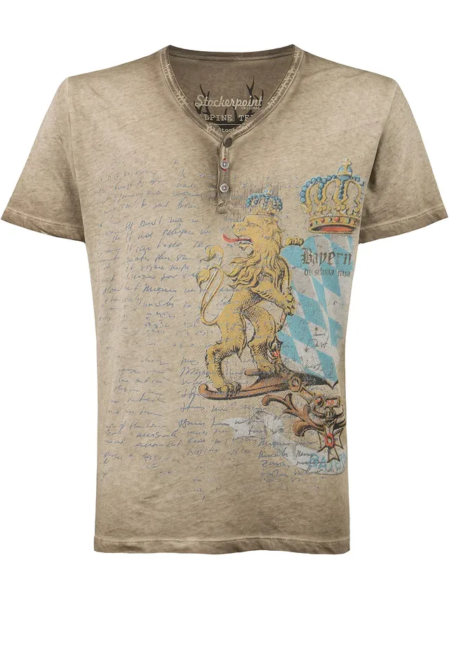 stockerpoint-bene-herren-trachtenshirt-sand-bayern-wappen image 1