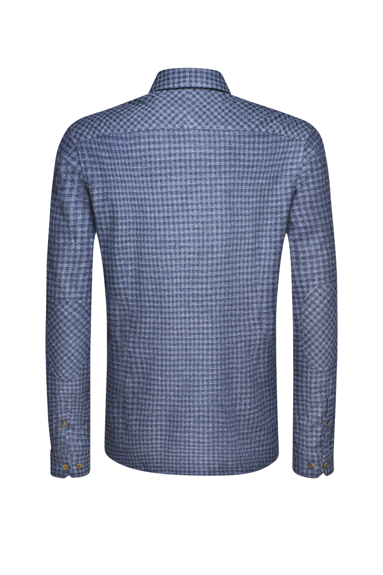 g-ssl-herren-hemd-flanell-schmale-silhouette-grau-schwarz-hornkn-pfe image 2