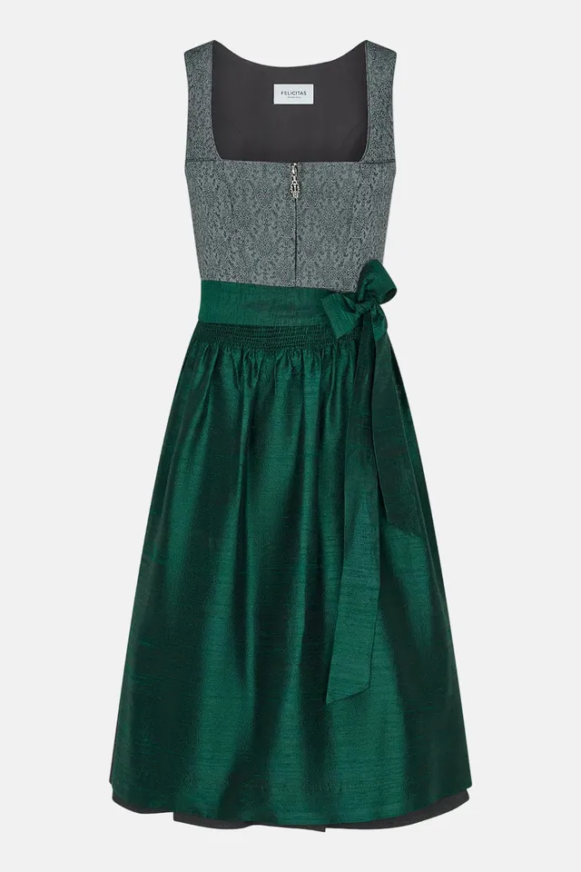felicitas-damen-dirndl-deleila-70-cm-anthrazit-jacquard-mieder image 1