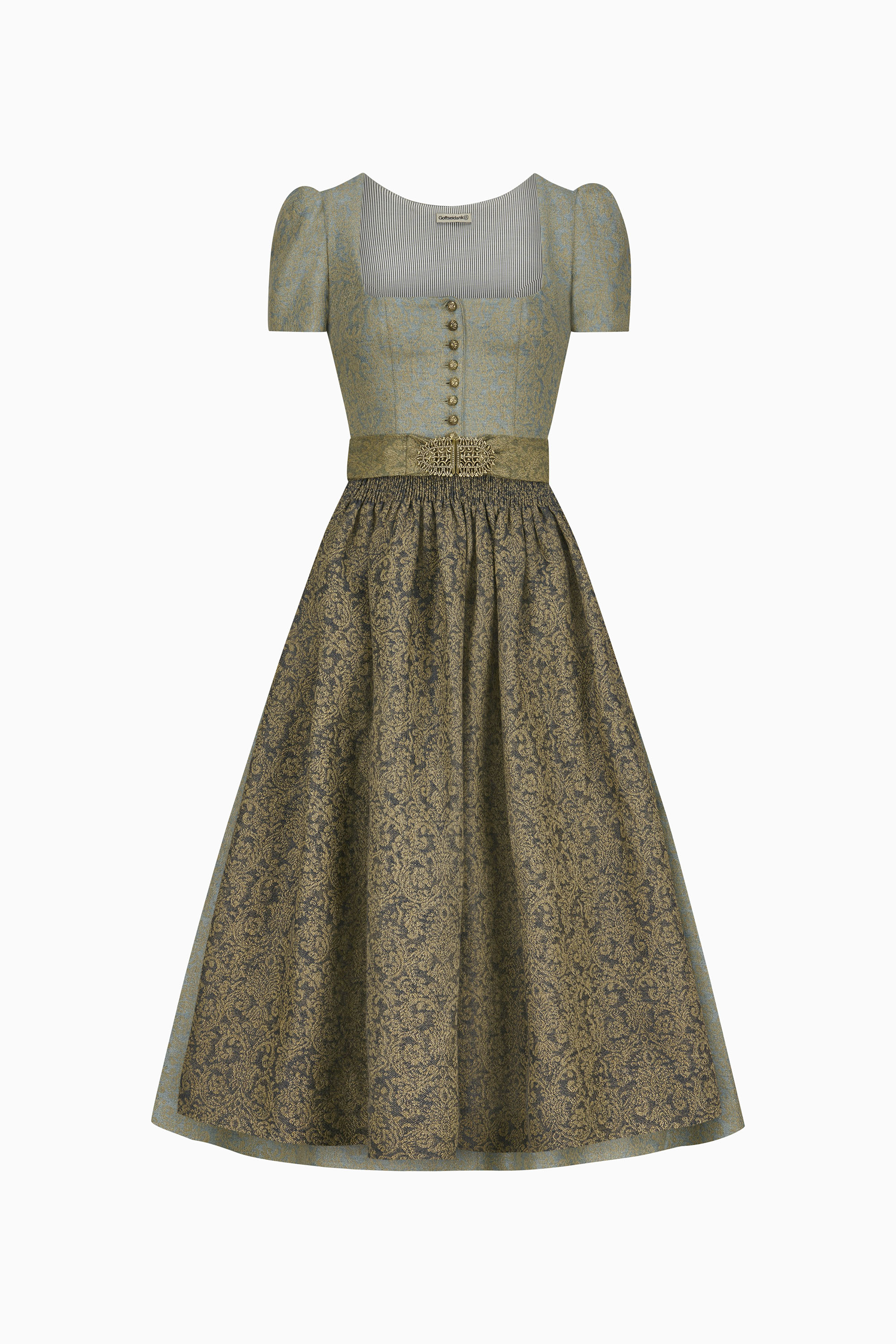 gottseidank-dirndl-tessa-mit-geradem-ausschnitt-und-puffarm image 5