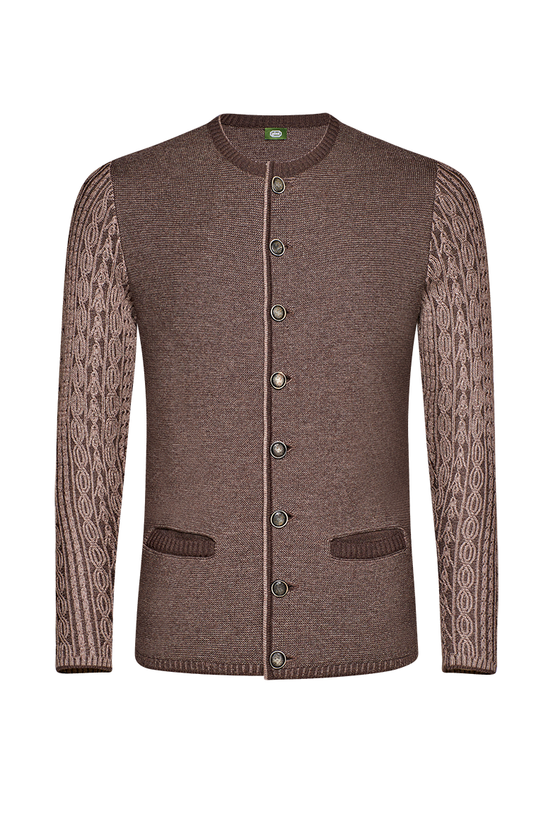 g-ssl-strickjacke-zur-ledernen-herren-trachtenjacke-gr-n-schurwolle image 7