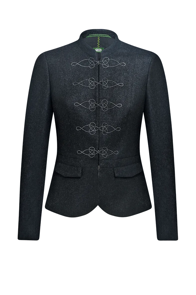 g-ssl-festjacke-aus-kaschmirloden-tailliert-seidenfutter-grau-schwarz image 1