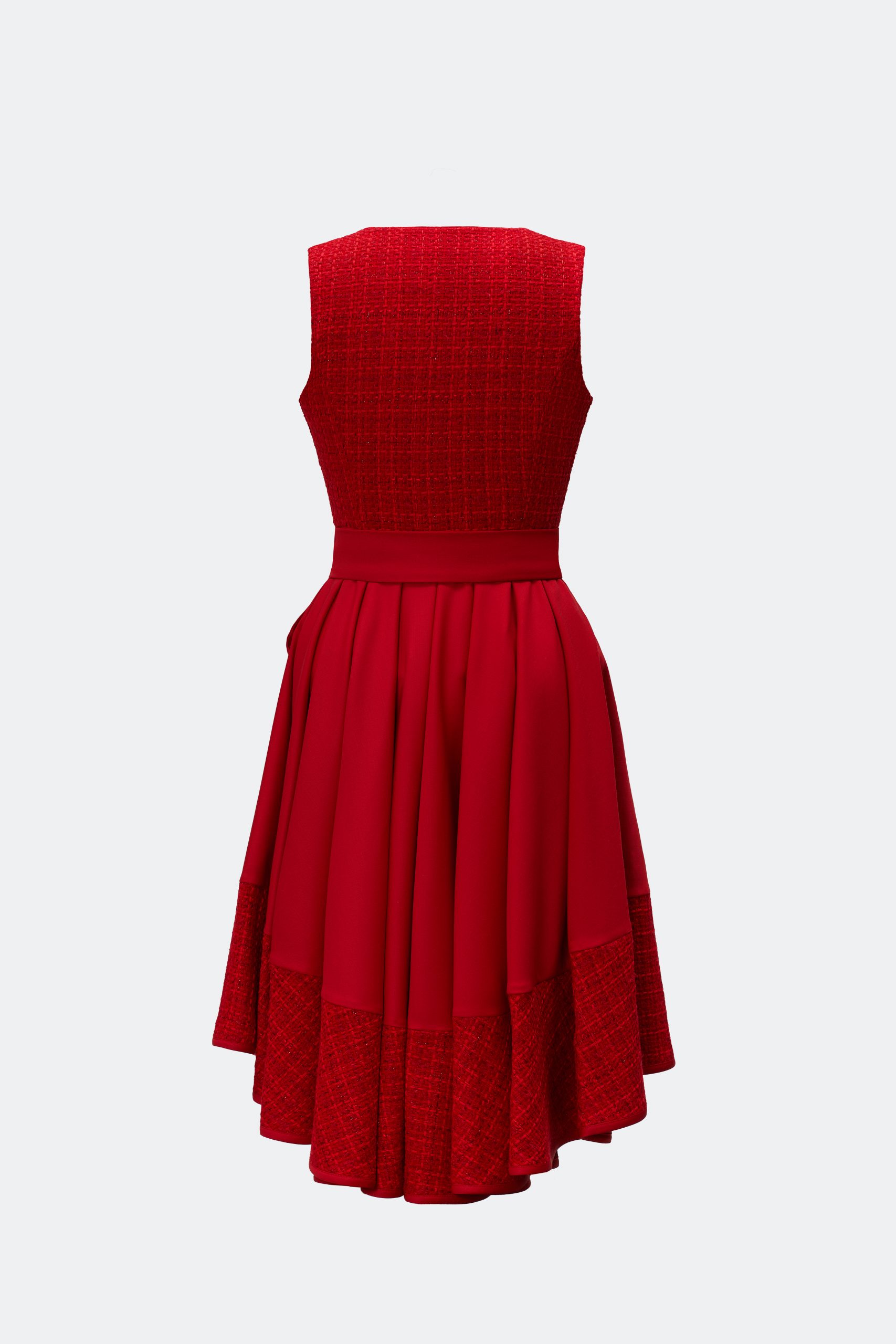traumtrachten-designerdirndl-almuth-mit-tweedmieder-in-purpurrot image 2