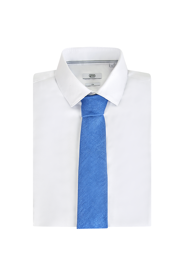 g-ssl-krawatte-blaudruck-blau-herren-trachtenkrawatte-leinen image 2