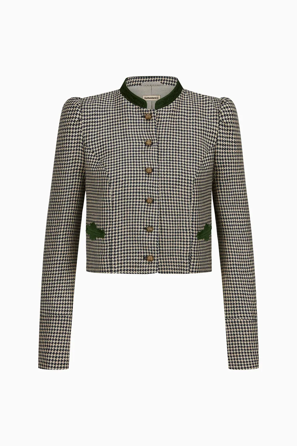 gottseidank-damenmiederjacke-flora-miederjacke-mit-besticktem-stehkragen image 1