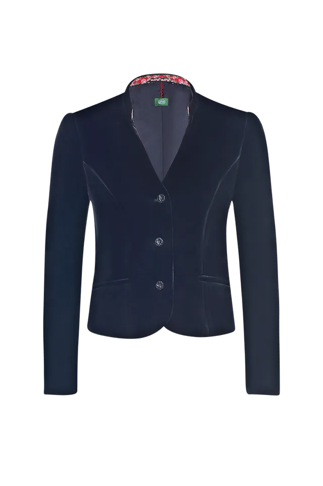 g-ssl-feierstunde-damen-blazer-viskosesamt-grau-schwarz image 1