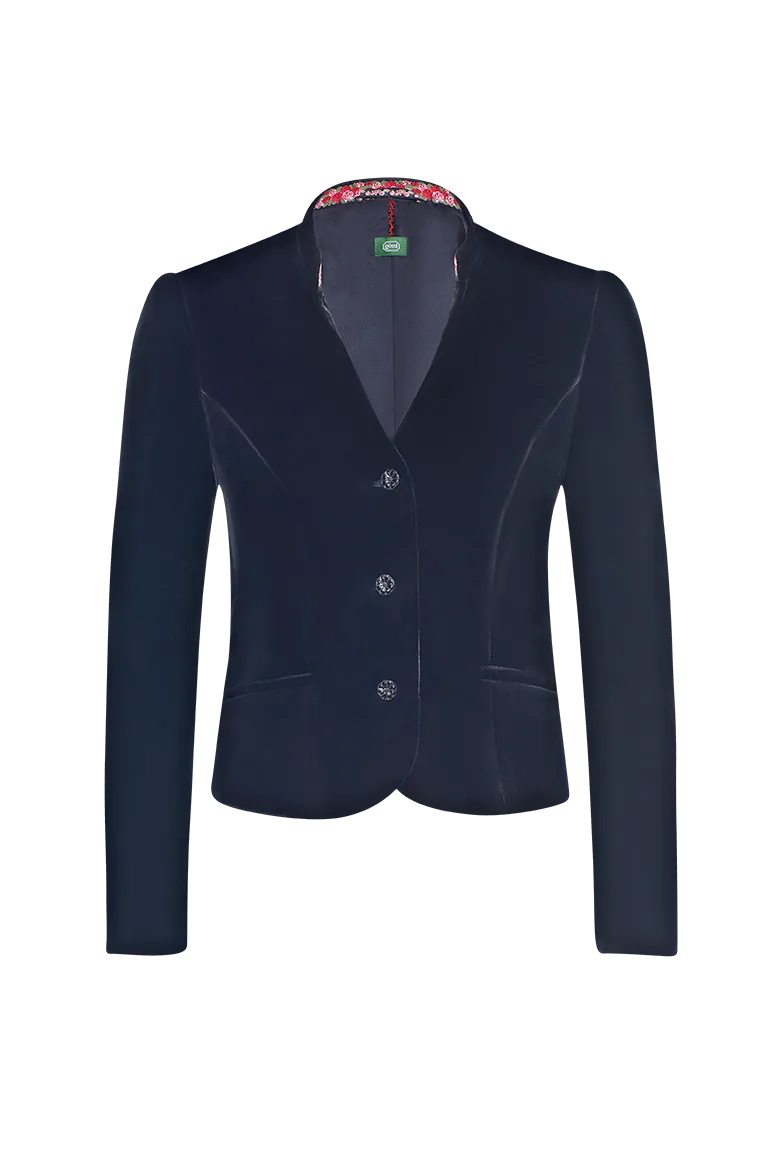 g-ssl-feierstunde-damen-blazer-viskosesamt-grau-schwarz image 1