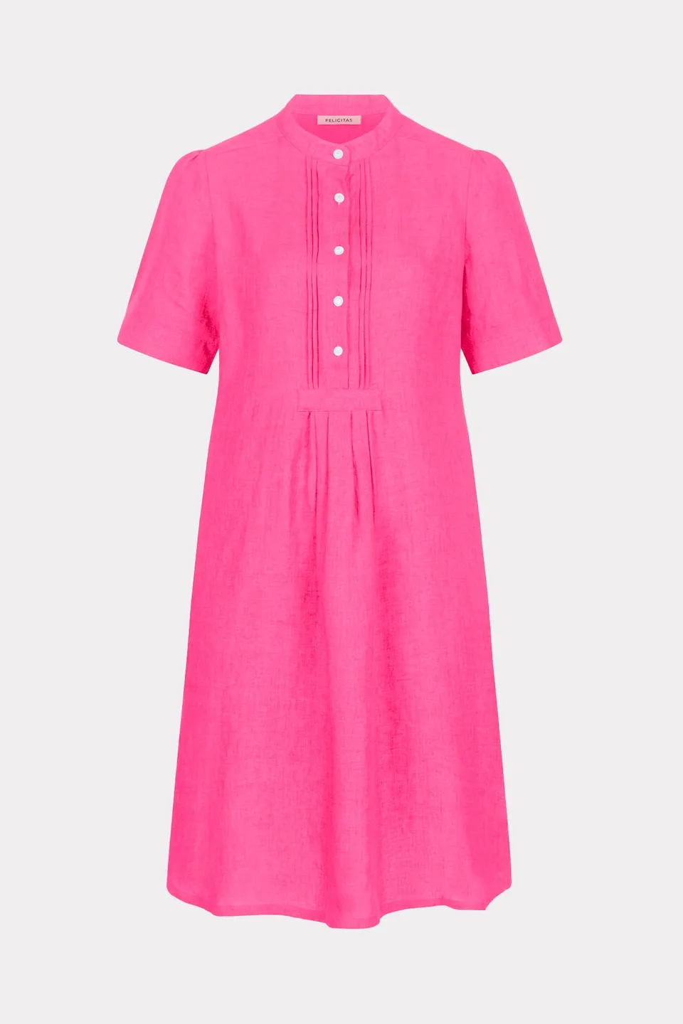 felicitas-damen-kleid-kleo-blusenkleid-aus-leinen-mit-stehkragen image 1