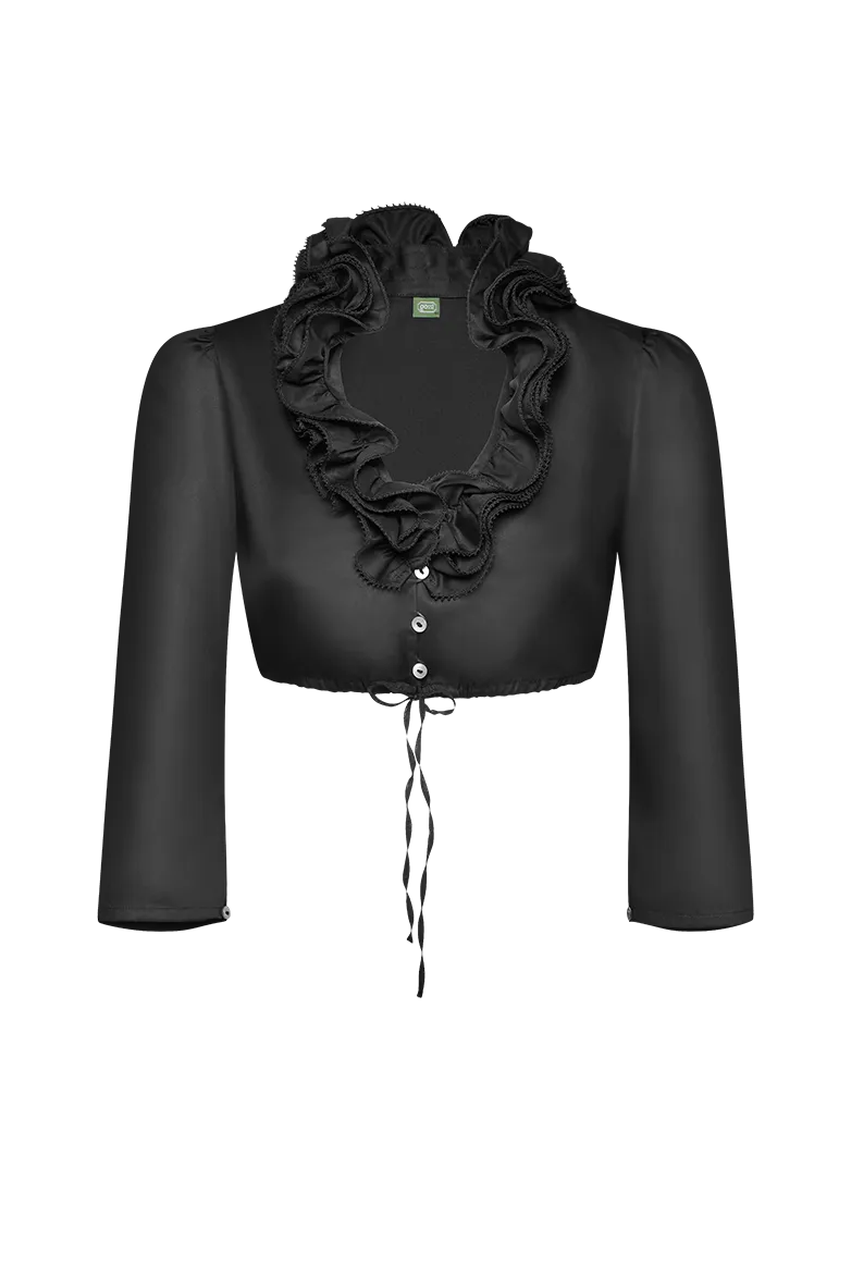 g-ssl-s-r-scherl-dirndlbluse-damen-grau-schwarz-baumwollsatin image 1