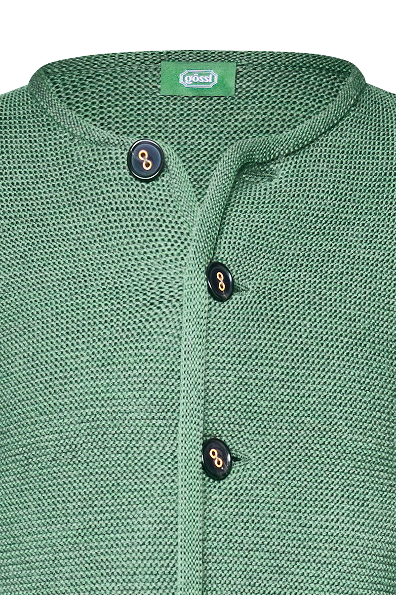 g-ssl-strickjackerl-kinder-gr-n-schurwolle-strickjacke image 3