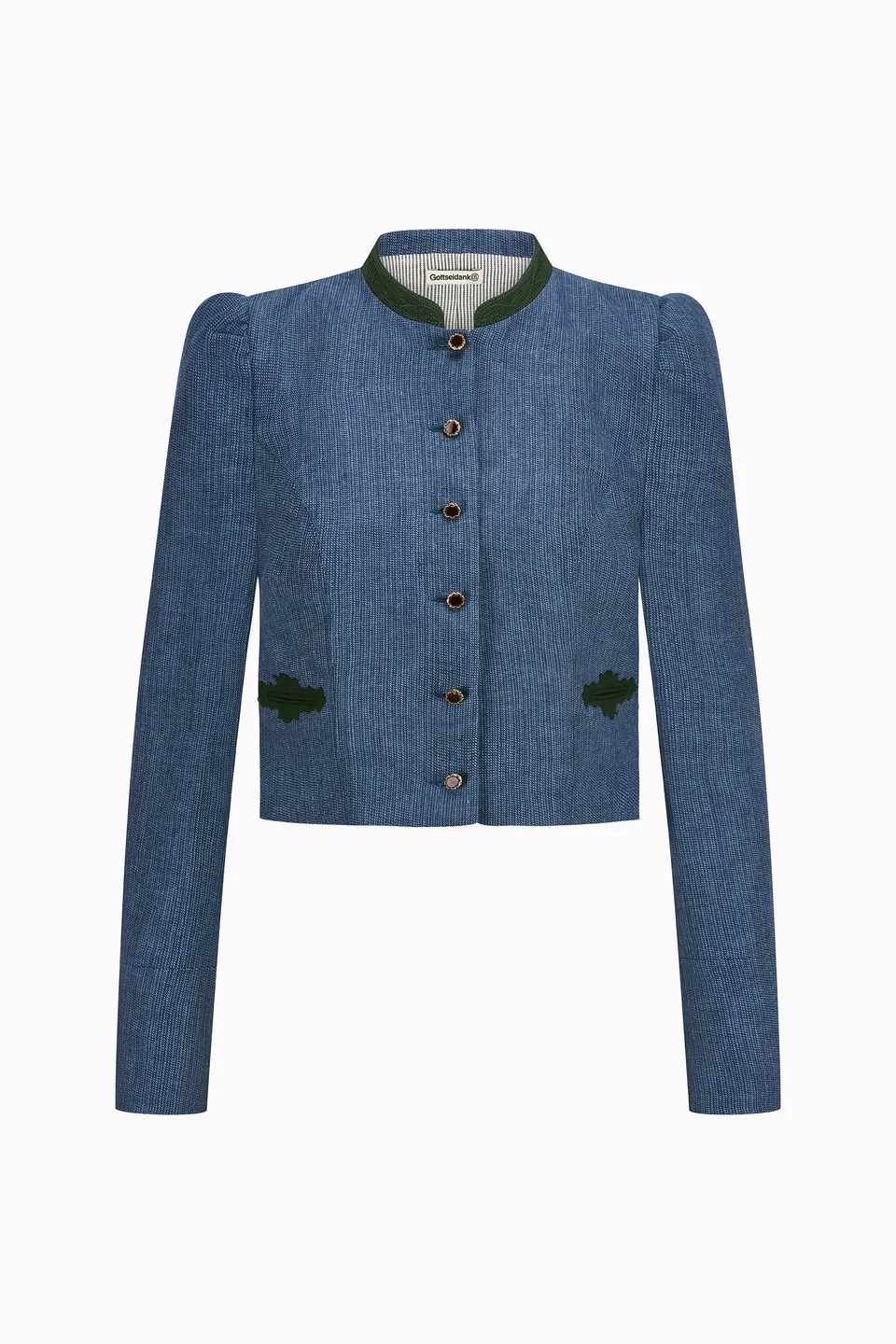 gottseidank-damenmiederjacke-flora-miederjacke-mit-besticktem-stehkragen-2 image 1