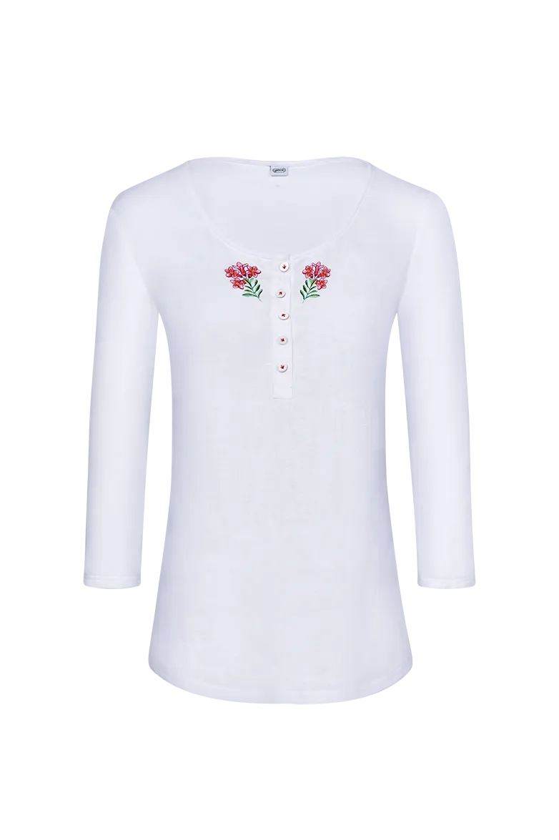 g-ssl-almrausch-damen-shirt-leinen-wei-3-4-arm image 1