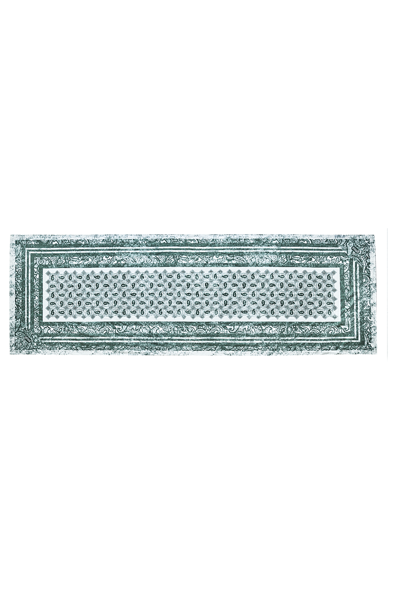 g-ssl-klassikschal-baumwollschal-gr-n-mit-lampassenrand-f-r-herren image 2