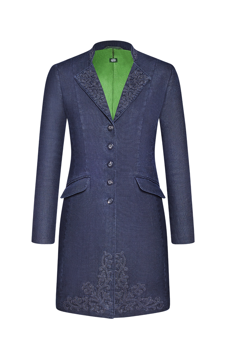 g-ssl-gehrock-mit-geschichte-gehrock-aus-leinen-grau-schwarz image 1