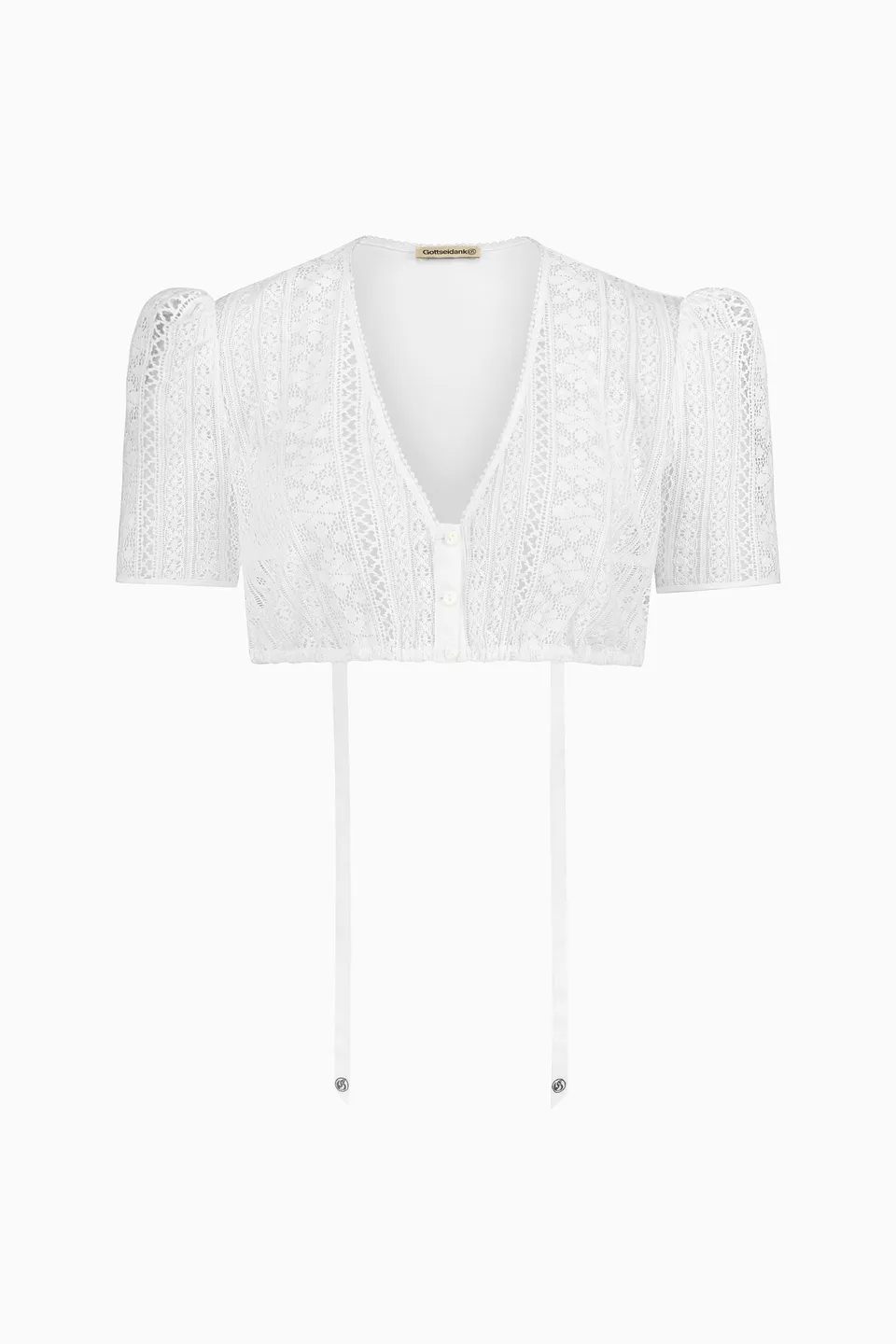 gottseidank-dirndlbluse-sophie-wei-e-trachtenbluse-mit-v-ausschnitt-kurzarm image 1
