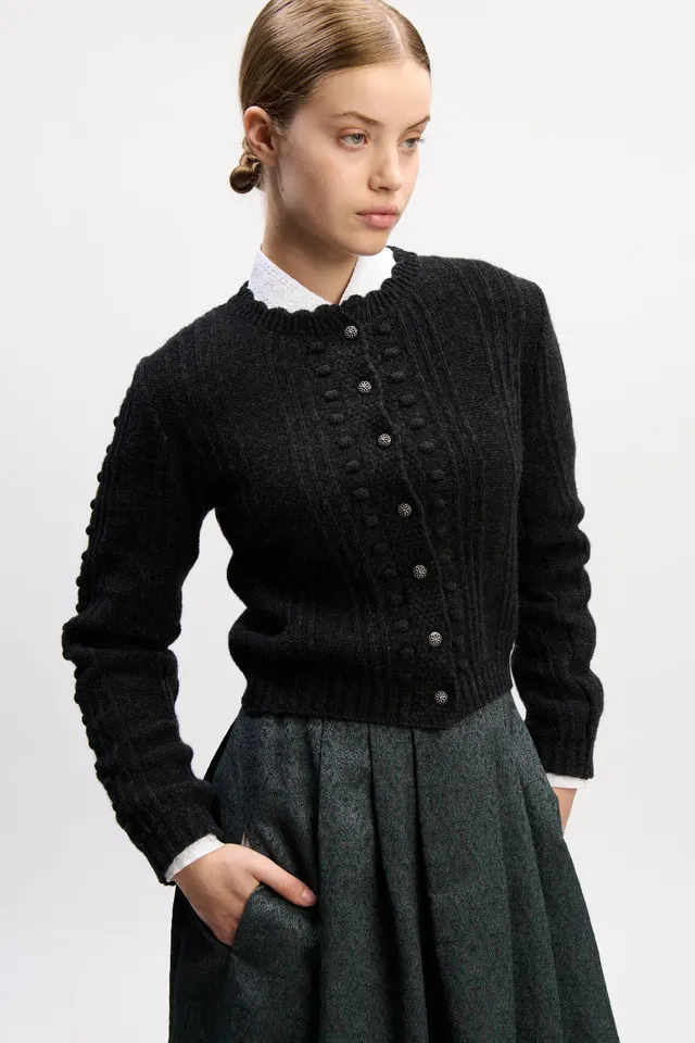 felicitas-strick-cardigan-claudina-wollmischung-kurz image 1