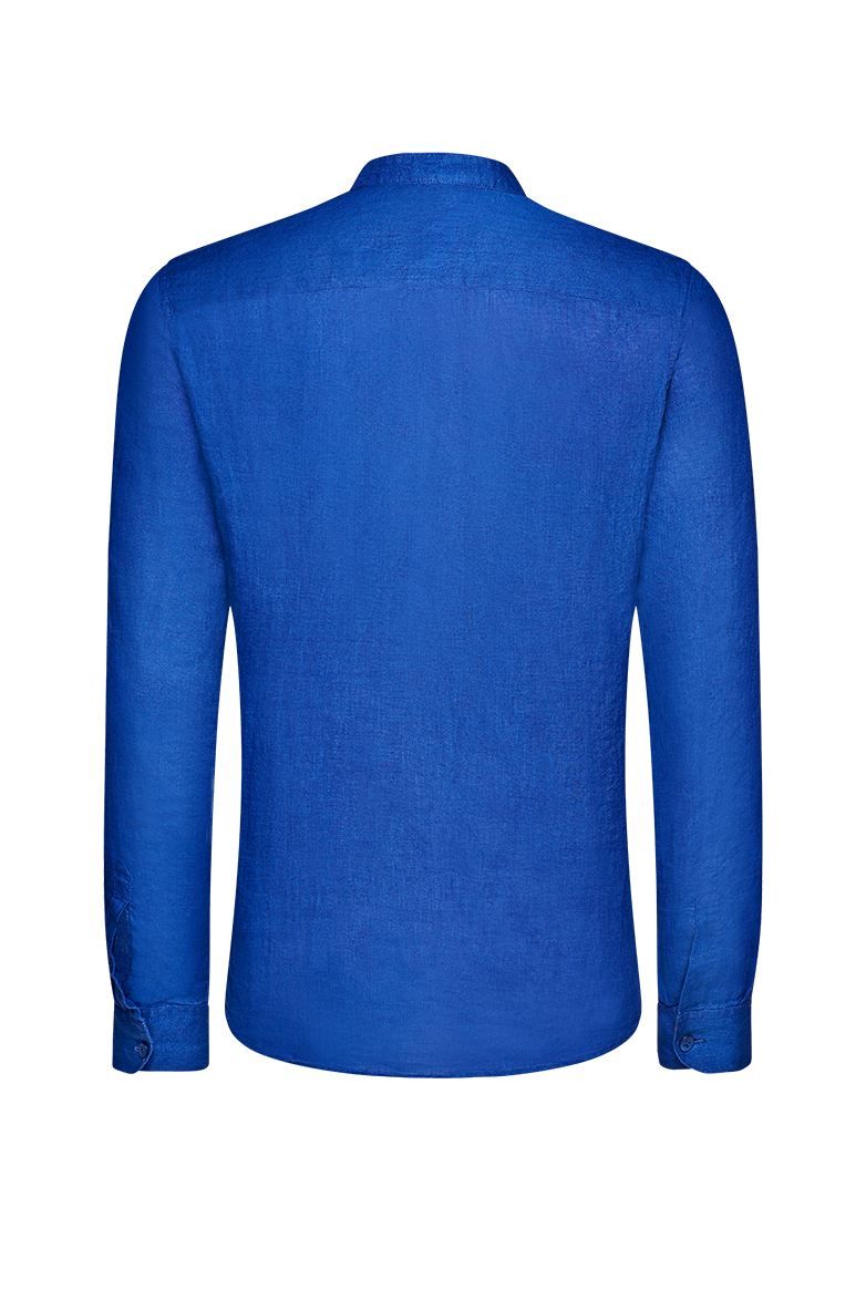g-ssl-echte-blaudruck-pfoad-herrenhemd-blau image 2
