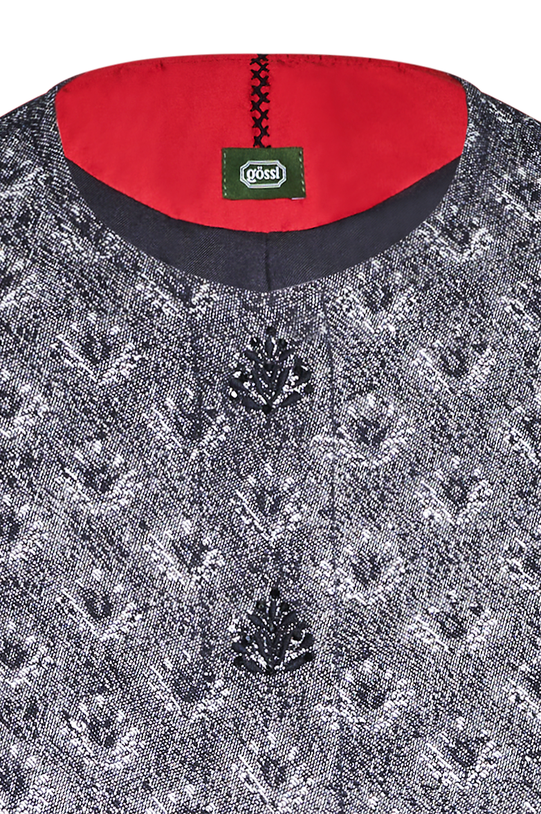 g-ssl-jacquard-jacke-baumwolle-leinen-grau-schwarz image 3