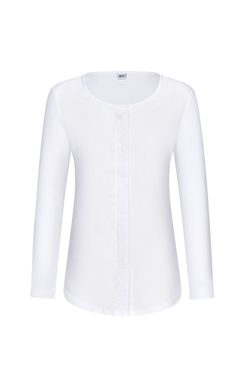 g-ssl-ranken-shirt-damen-langarm-shirt-wei-aus-leinen-mix image 1