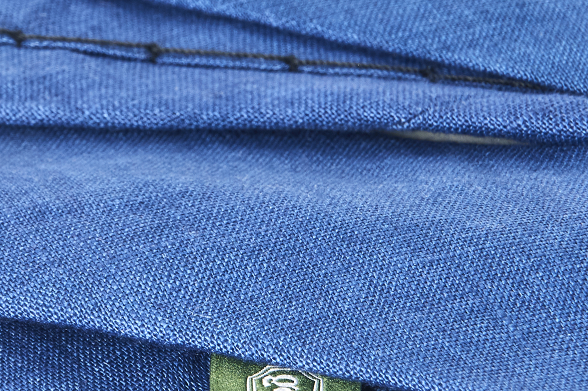 g-ssl-krawatte-blaudruck-blau-herren-trachtenkrawatte-leinen image 3