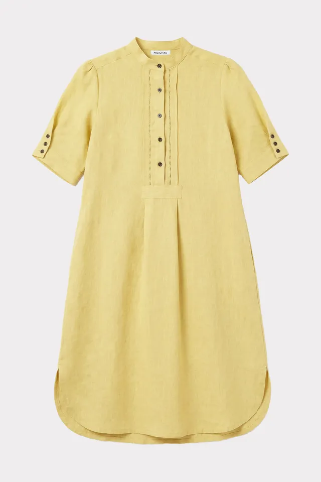 felicitas-damen-kleid-kareen-leinen-viskose-kleid image 1