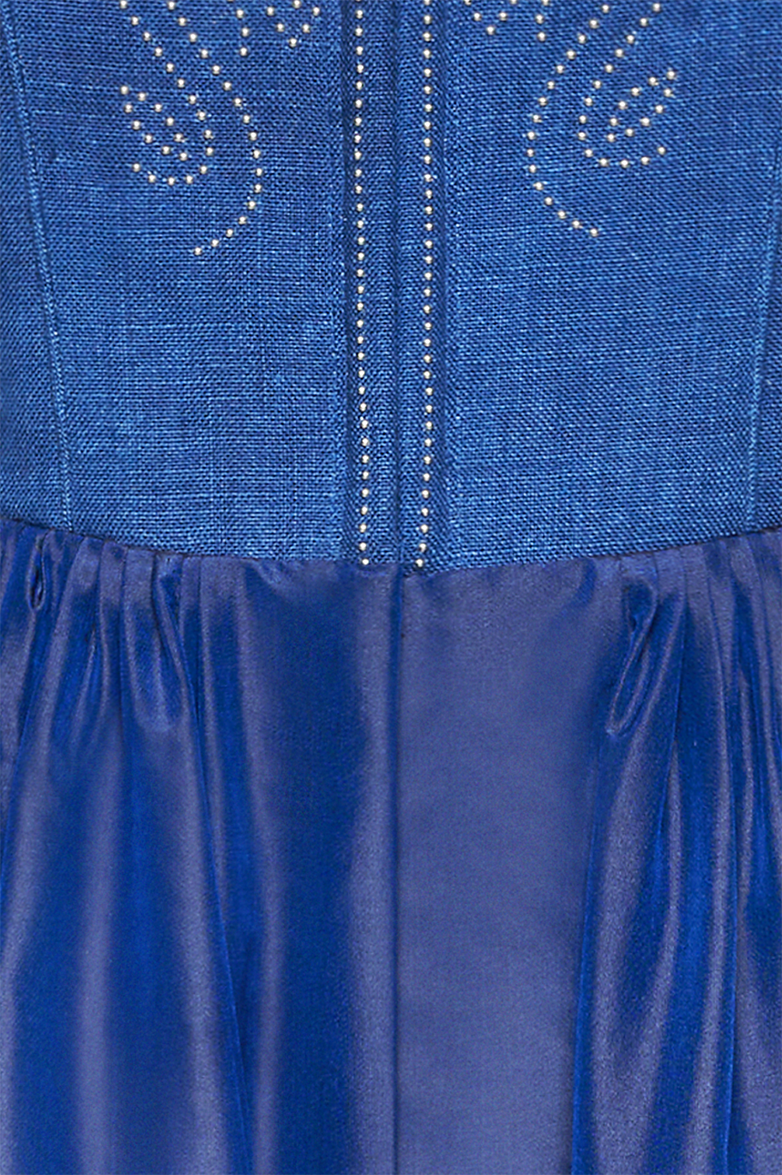 g-ssl-blaudruck-dirndl-mit-nieten-blau-70-leinen-seide image 6