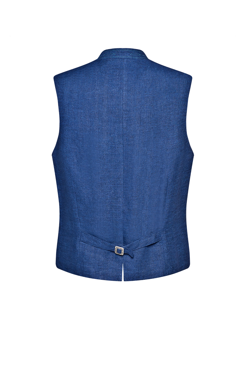 g-ssl-ausseer-gilet-fischgrat-herren-trachtengilet-leinen image 2