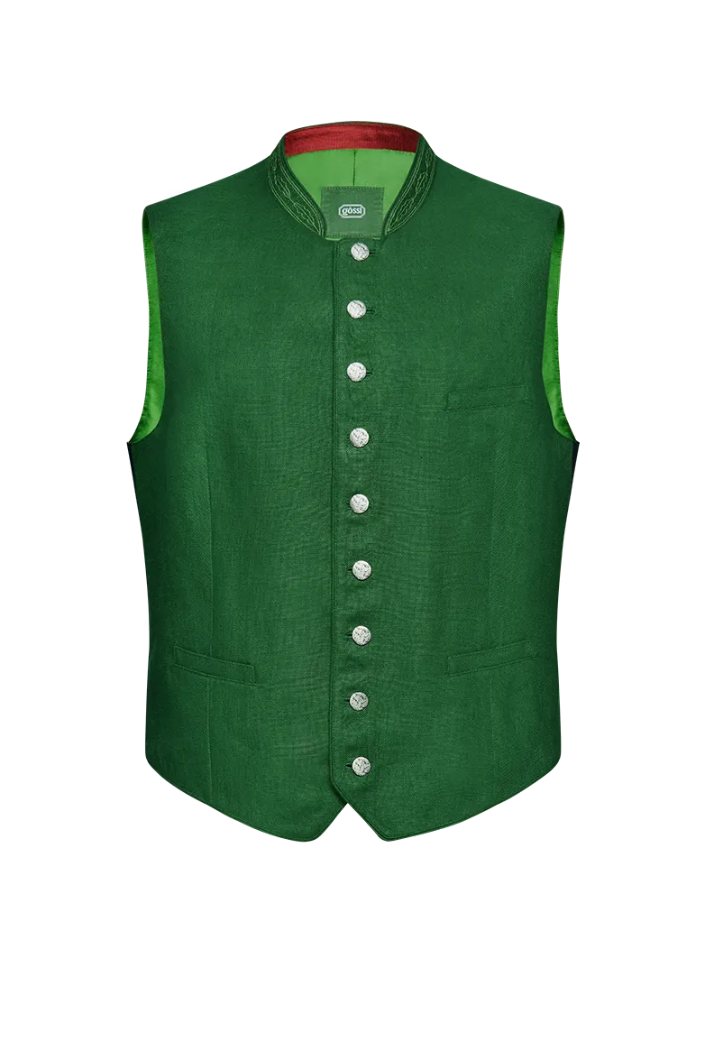 g-ssl-ausseer-gilet-aus-leinen-mit-seidenfutter image 1