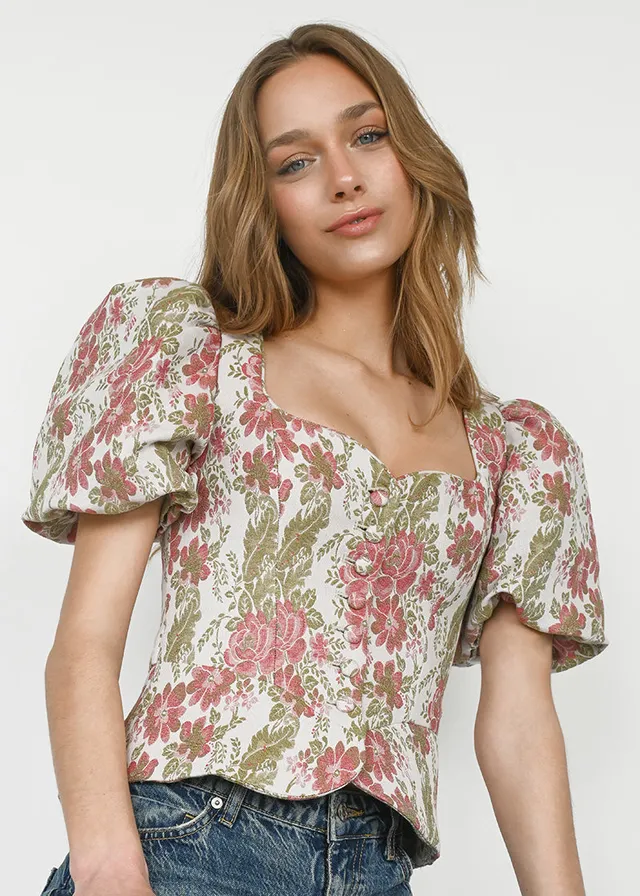 alpenherz-mieder-barbara-wei-rosa-jacquard image 1