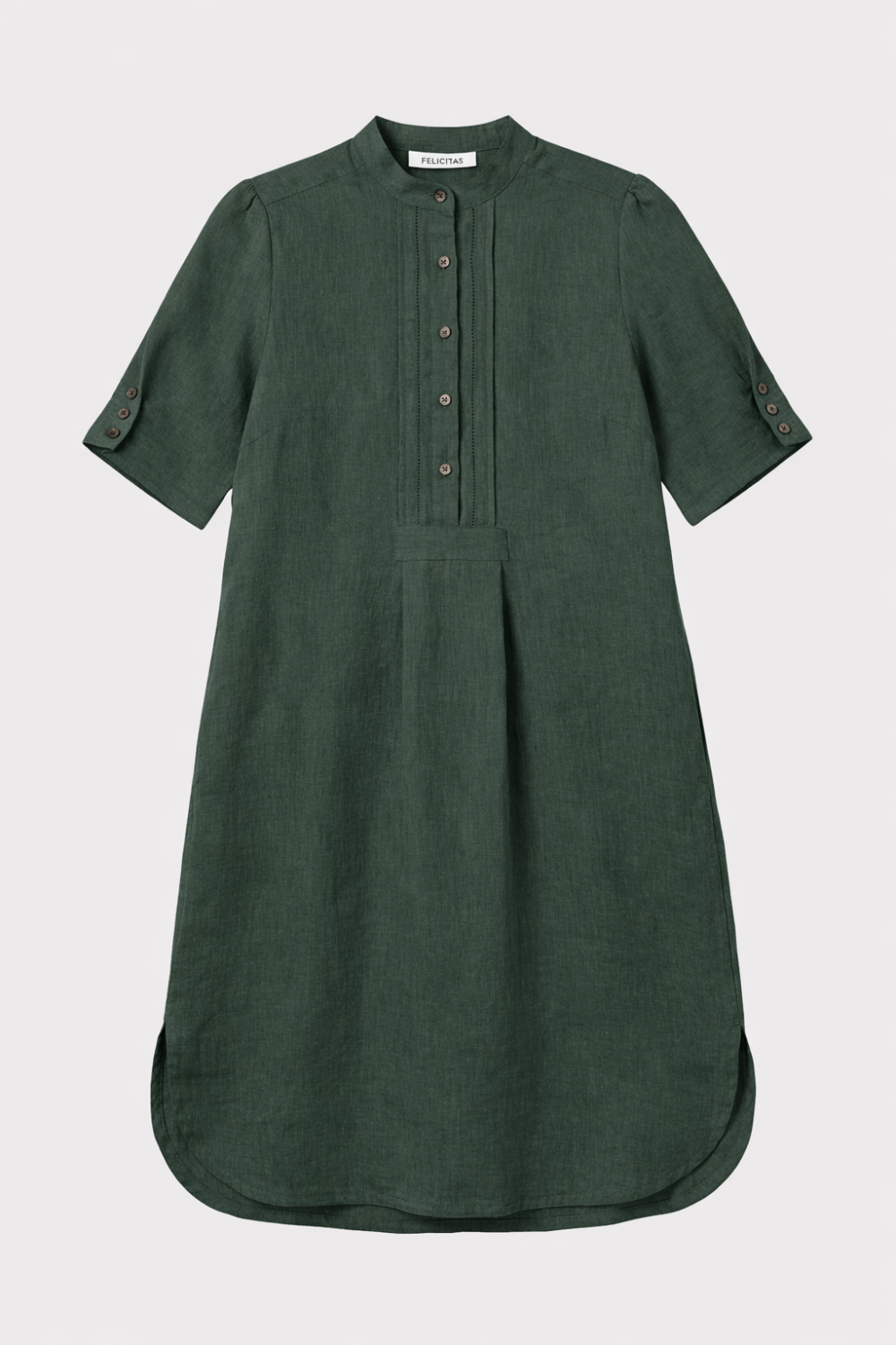 felicitas-damen-kleid-kareen-leinenkleid-mit-taschen image 1