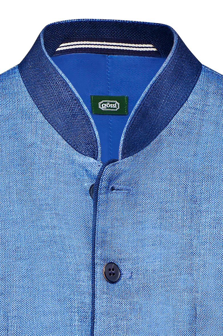 g-ssl-kleiner-zwilling-kinder-stehkragenjacke-leinen-hanf-blau image 3