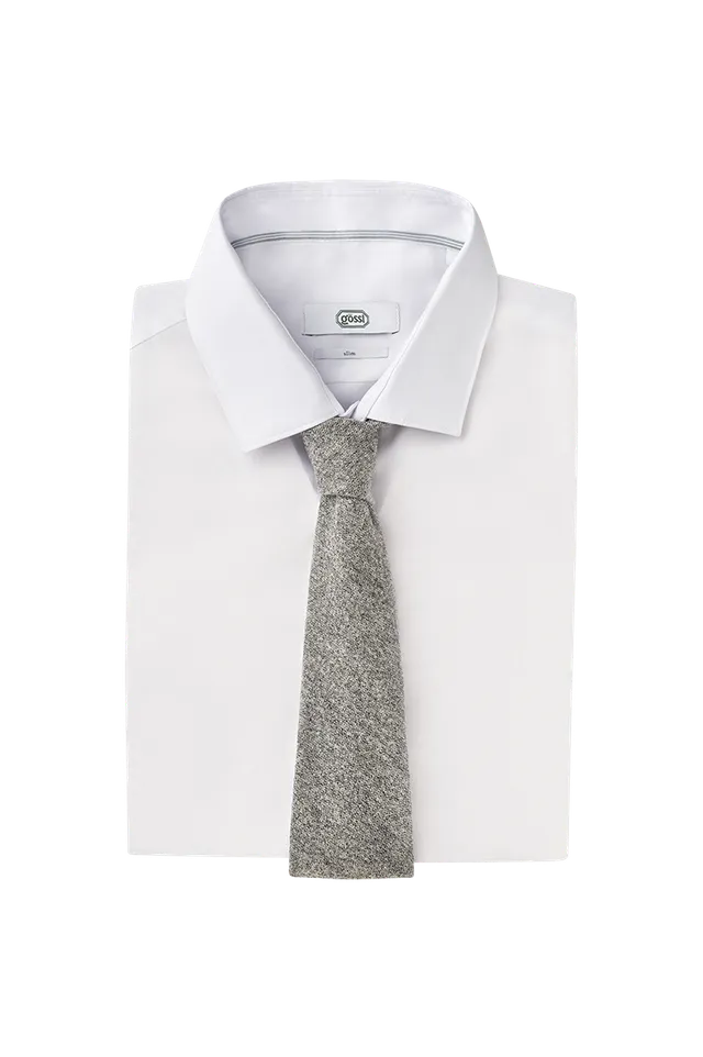 g-ssl-schladminger-krawatte-schmal-aus-loden-grau-schwarz image 1