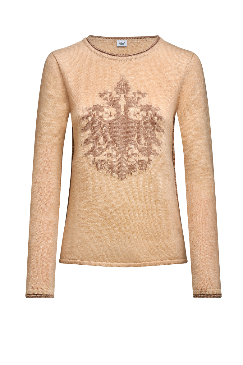 g-ssl-strickpullover-mit-doppeladler-intarsie-natur-damen image 1