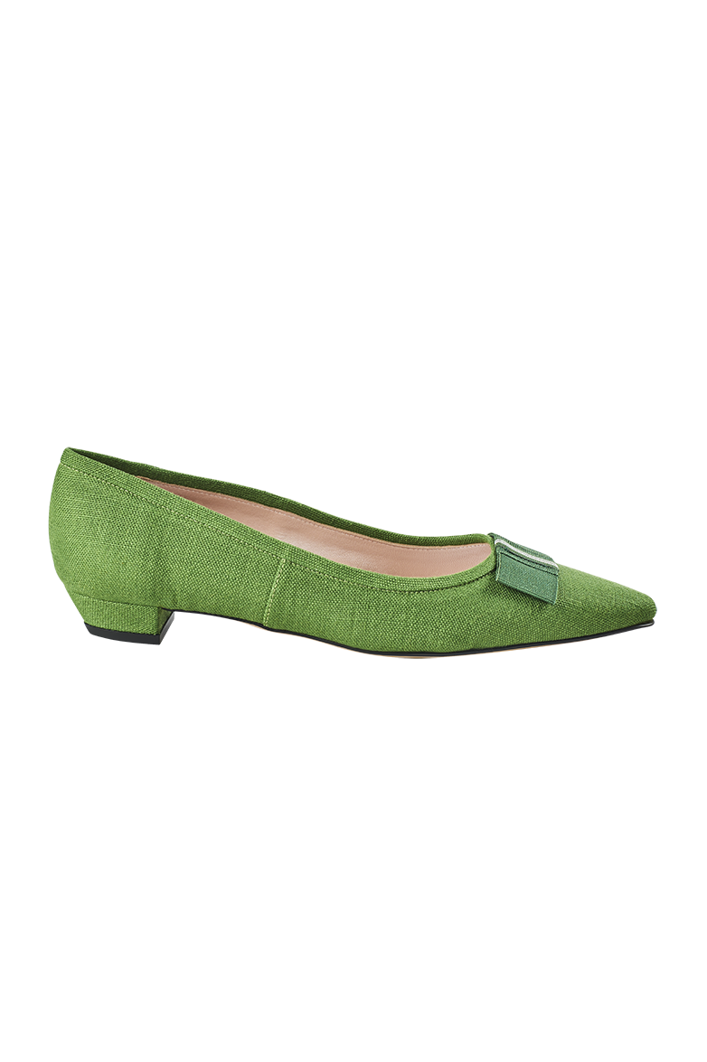 g-ssl-ballerina-aus-leinen-f-r-damen-gr-n image 3