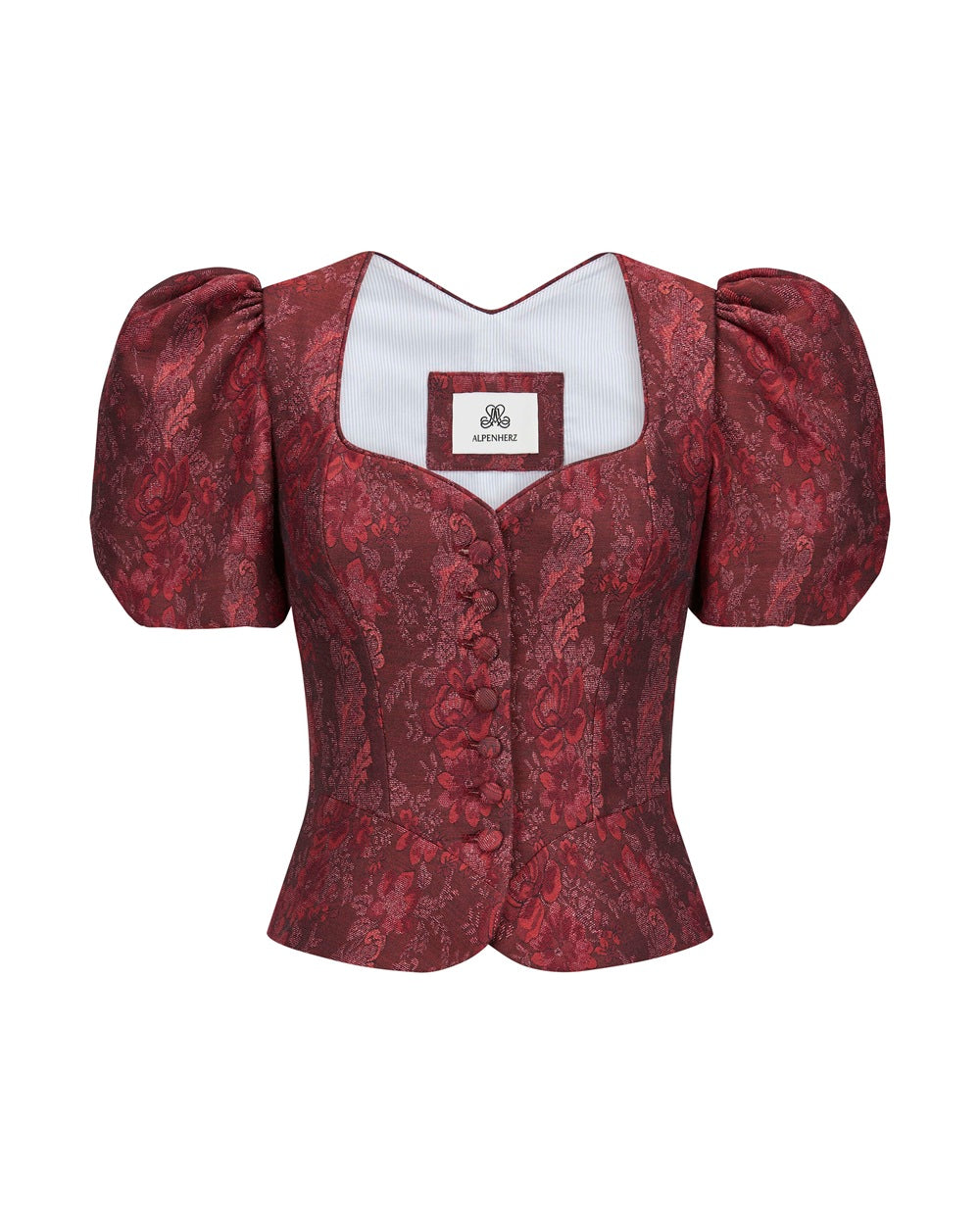 alpenherz-mieder-barbara-trachtenmieder-rot-mit-bl-tenstick image 1