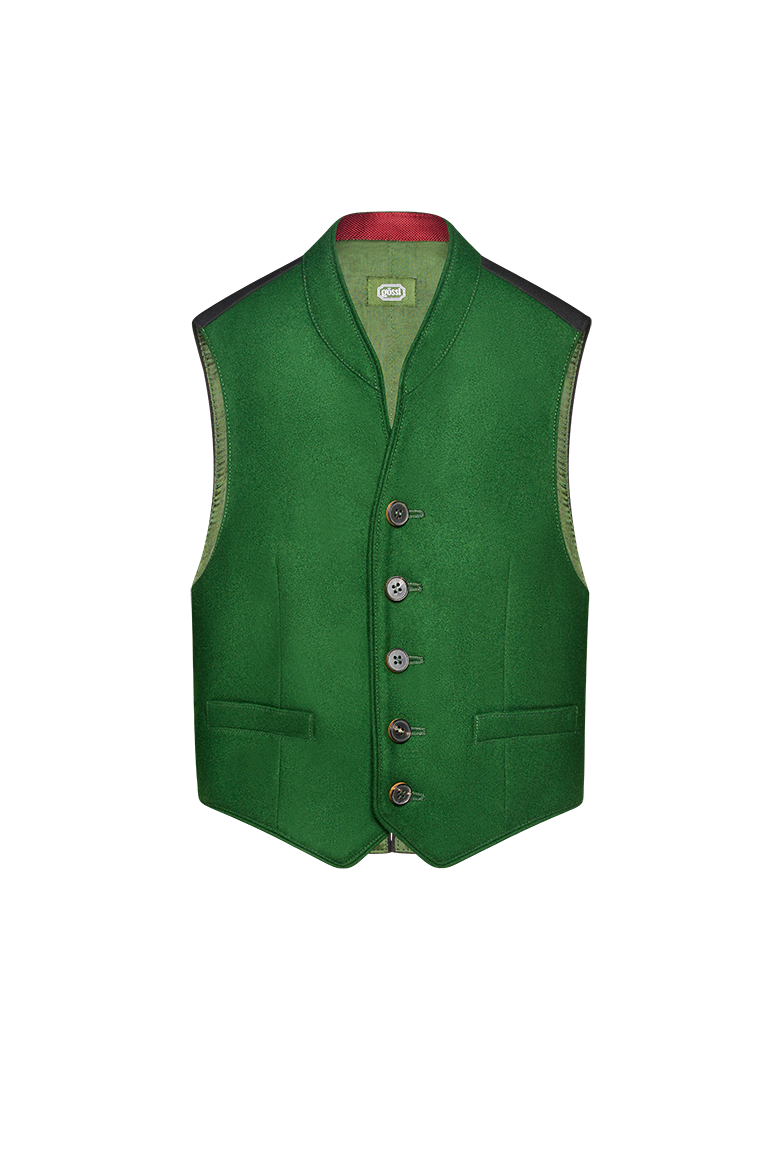 g-ssl-buben-gilet-strichloden-gilet-gr-n-mit-hornkn-pfen image 1
