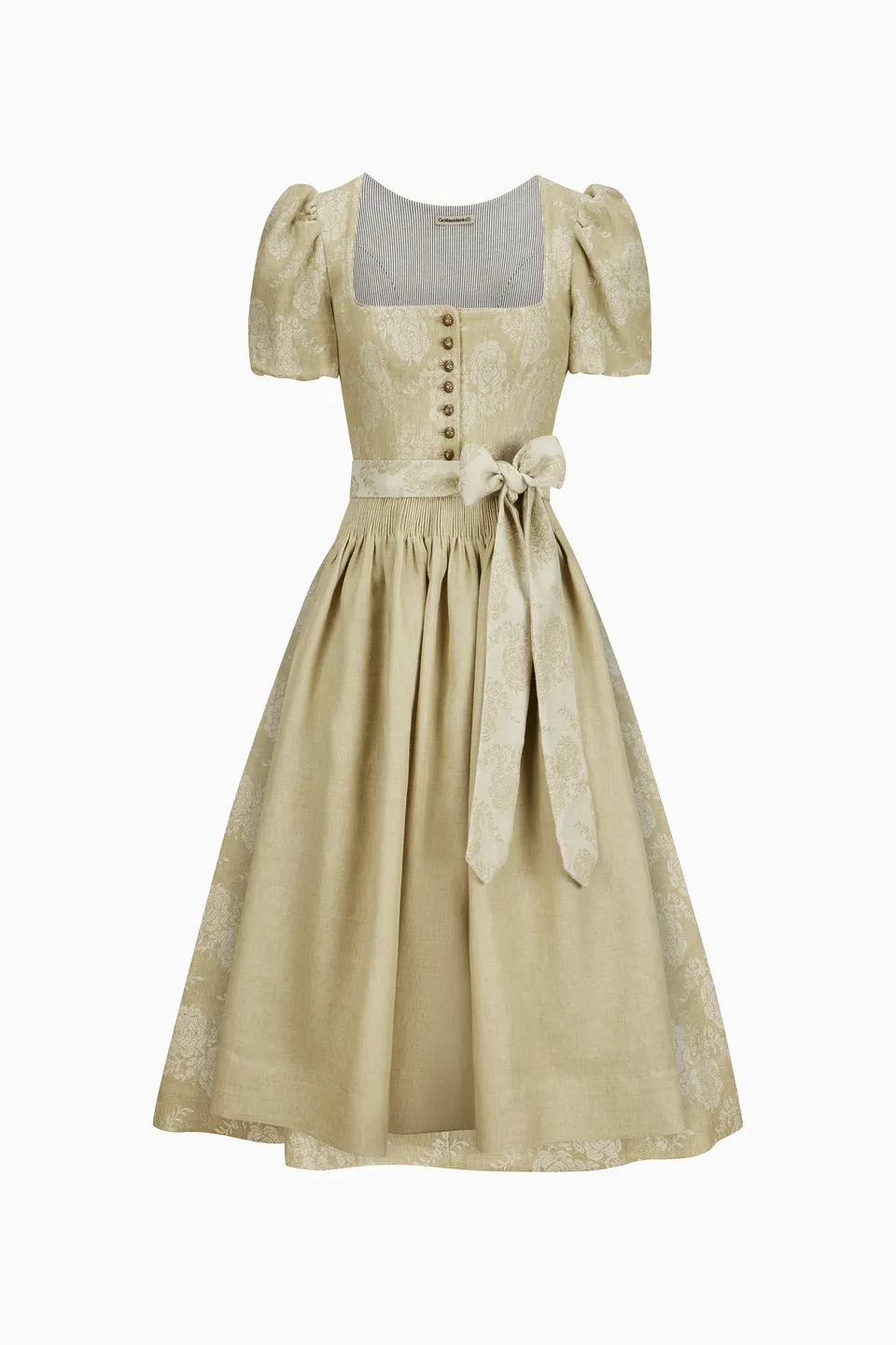 gottseidank-dirndl-laura-gerader-ausschnitt-kurzer-puffarm-2 image 1