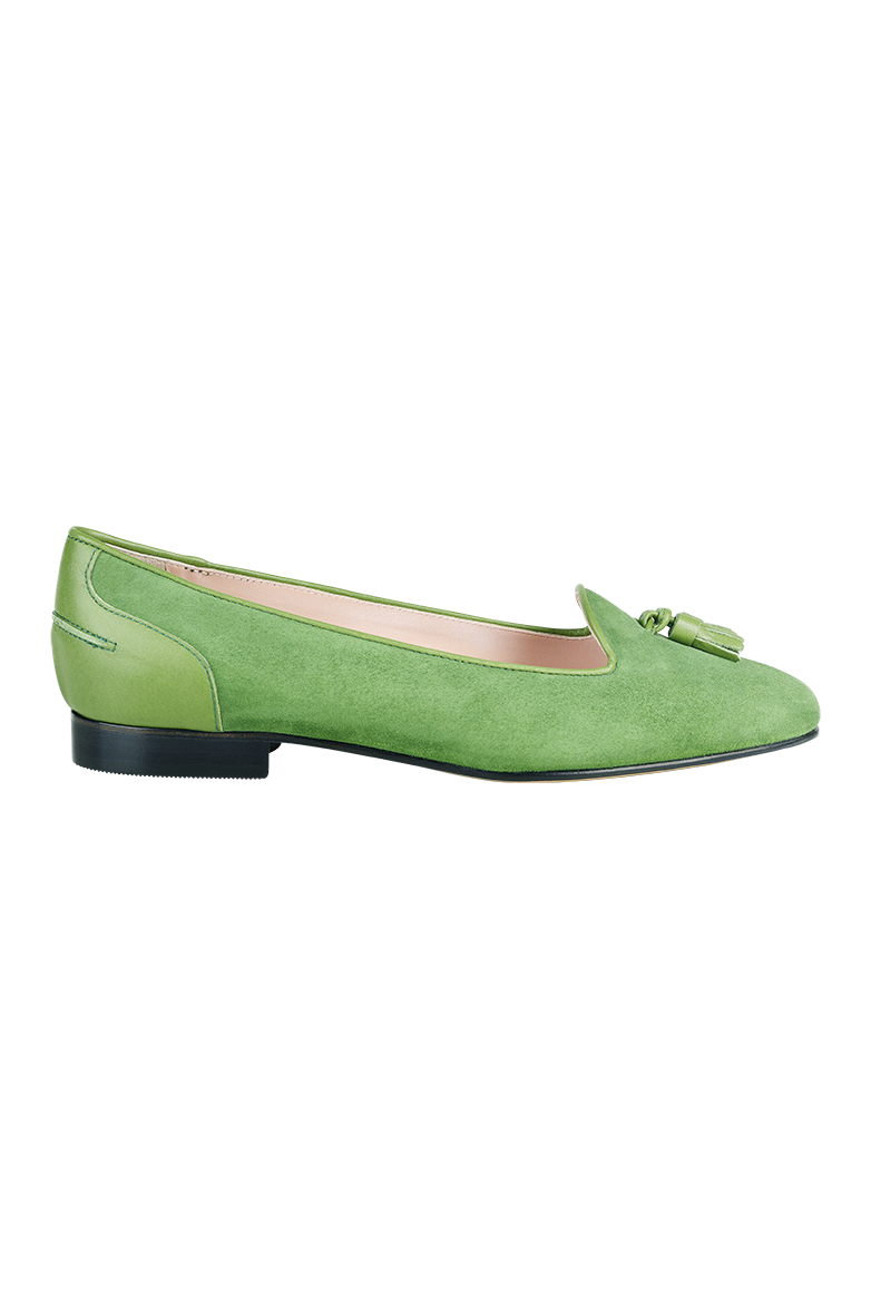 g-ssl-klassiker-slipper-ballerina-veloursleder-rot-damen image 8
