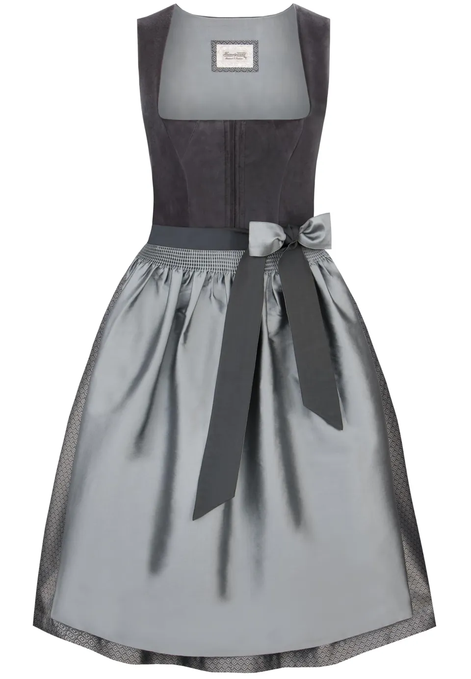 stockerpoint-gloria-midi-dirndl-graphit-samt image 1