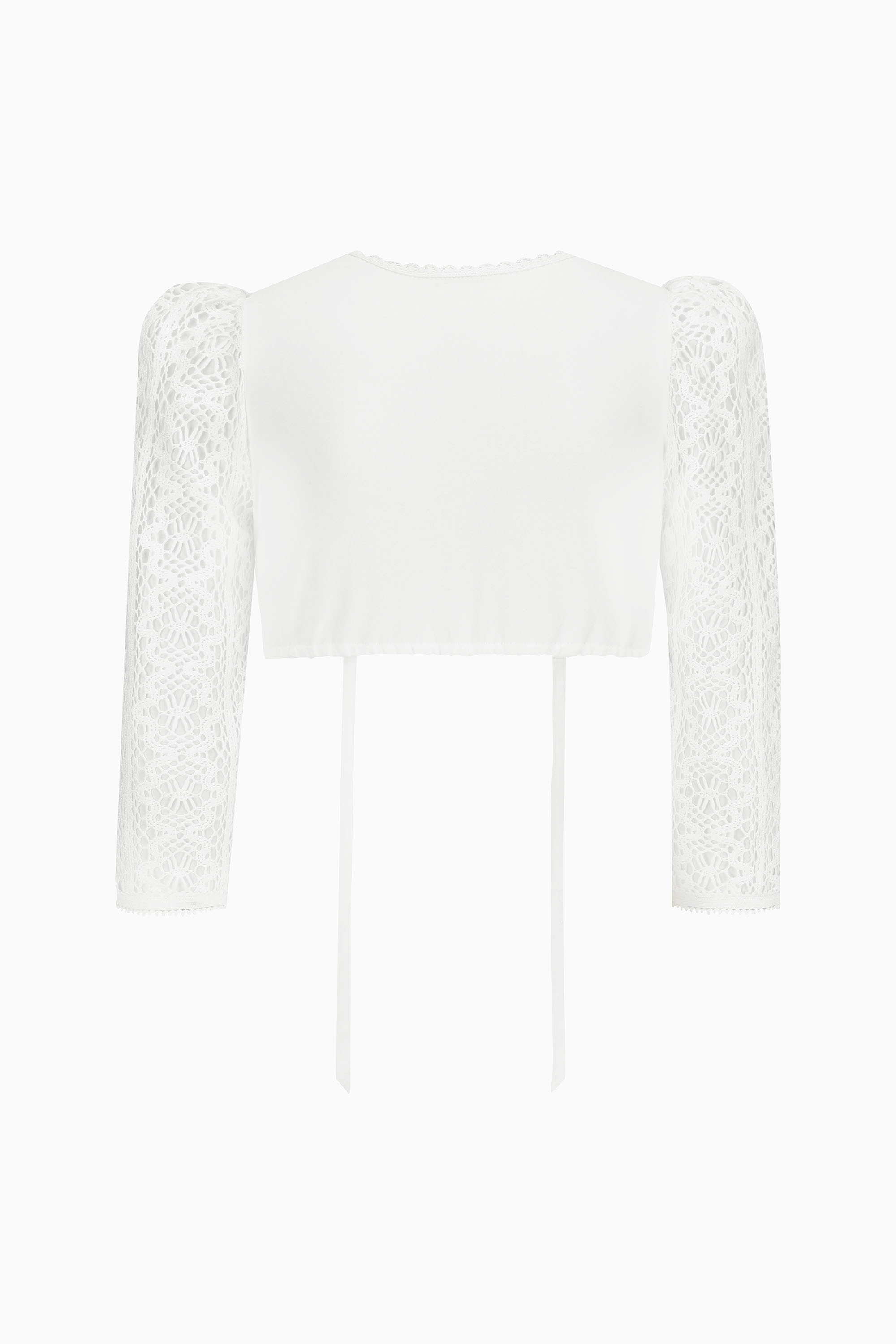 gottseidank-dirndlbluse-mariella-hochgeschlossene-bluse-mit-3-4-puffarm image 3
