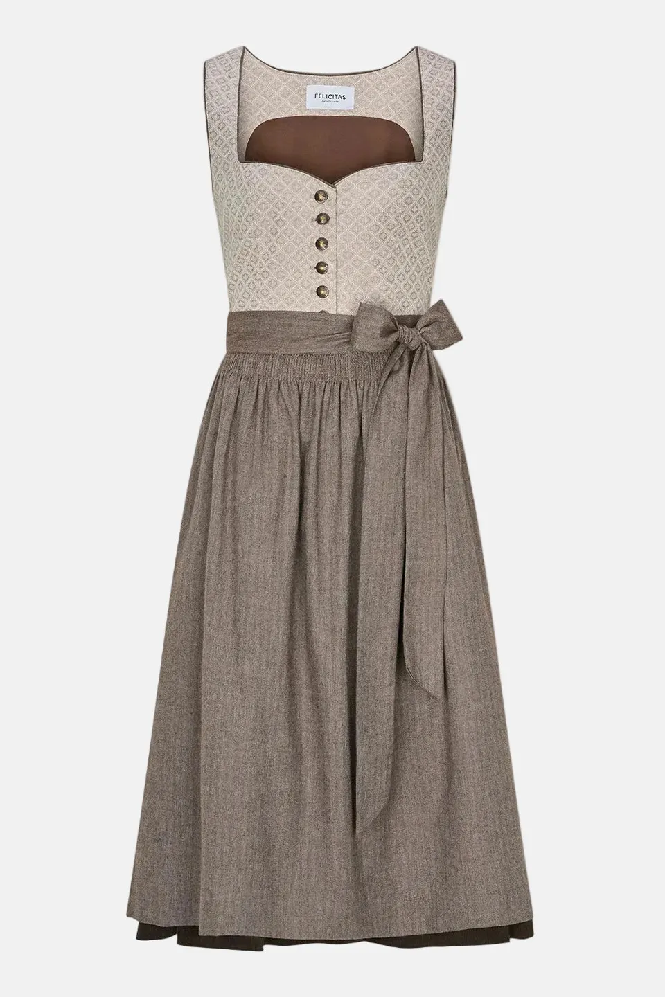 felicitas-damen-dirndl-dasha-70-cm-baumwoll-dirndl-mit-herzausschnitt image 1