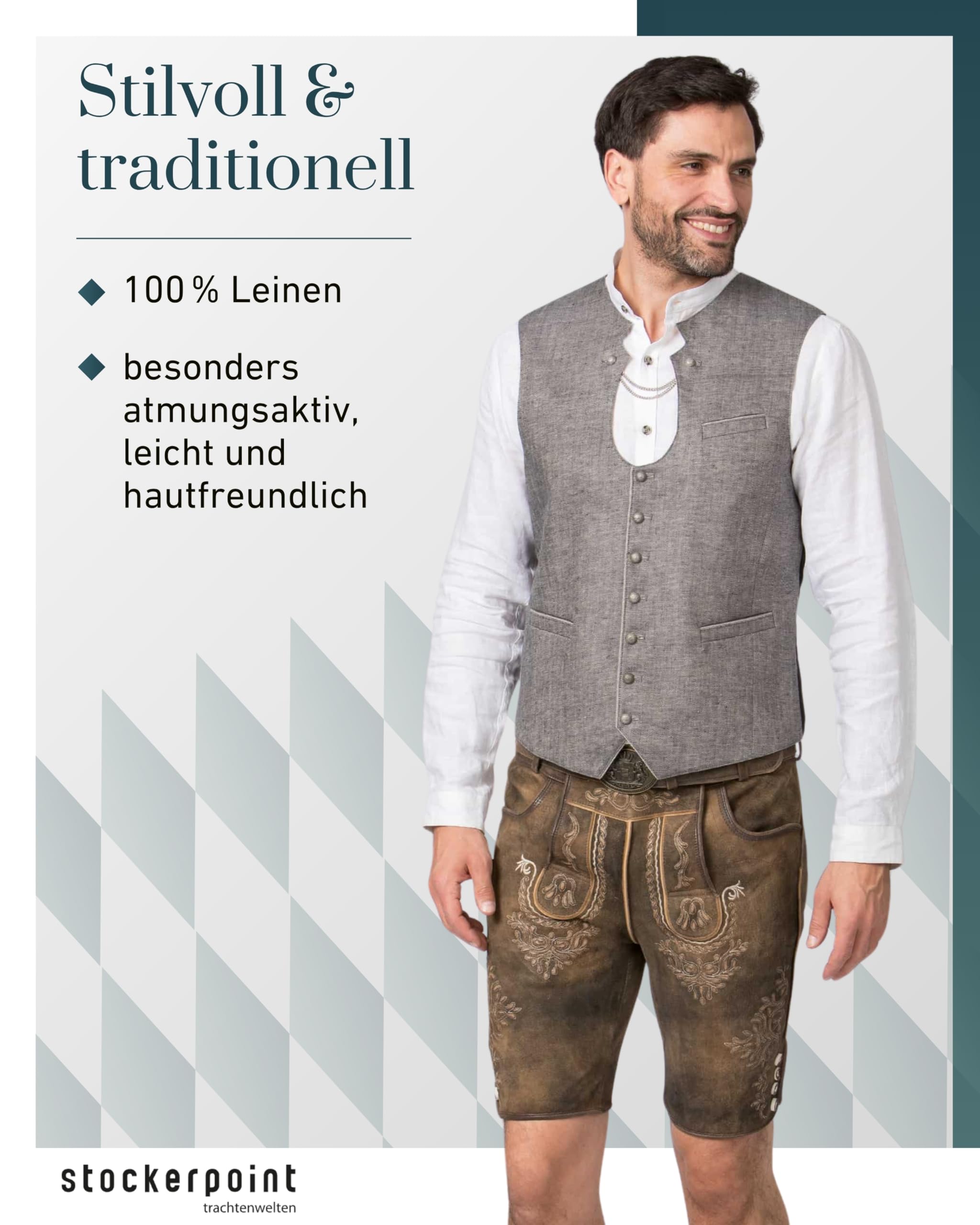 stockerpoint-bennet-herren-trachtenweste-44-60 image 2