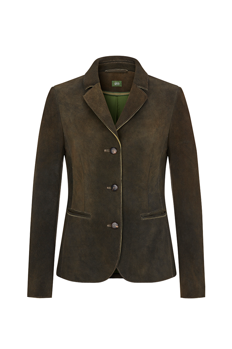 g-ssl-waldheimat-hirschlederjacke-s-misch-gegerbt-braun image 1