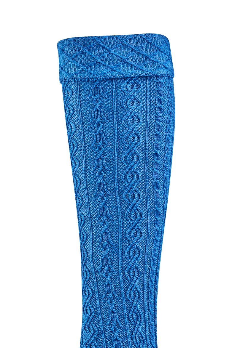 g-ssl-plattierte-blaudruck-stutzen-schurwolle-blau image 4
