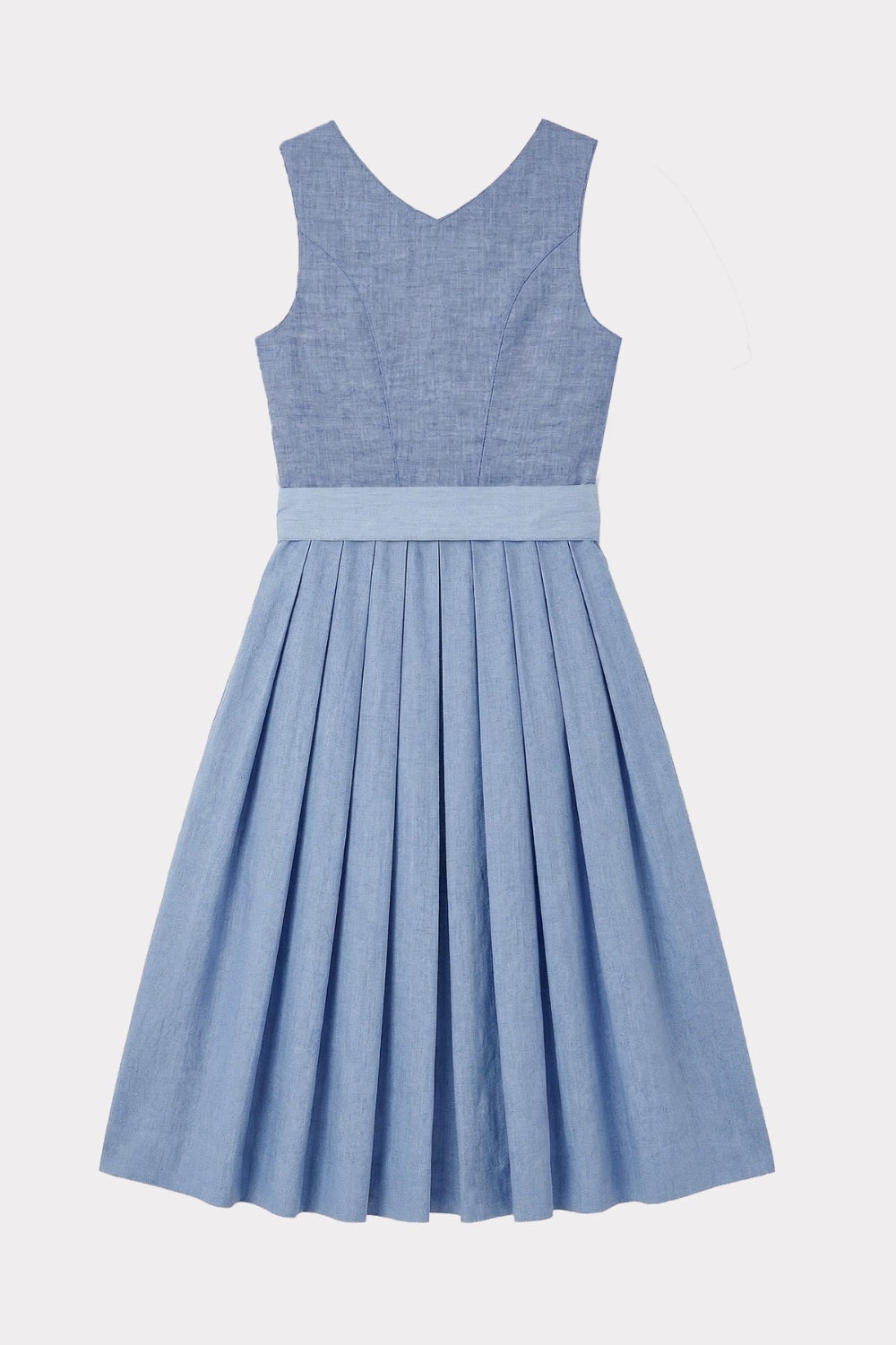 felicitas-damen-dirndl-deliah-rauchblau-leinen image 5