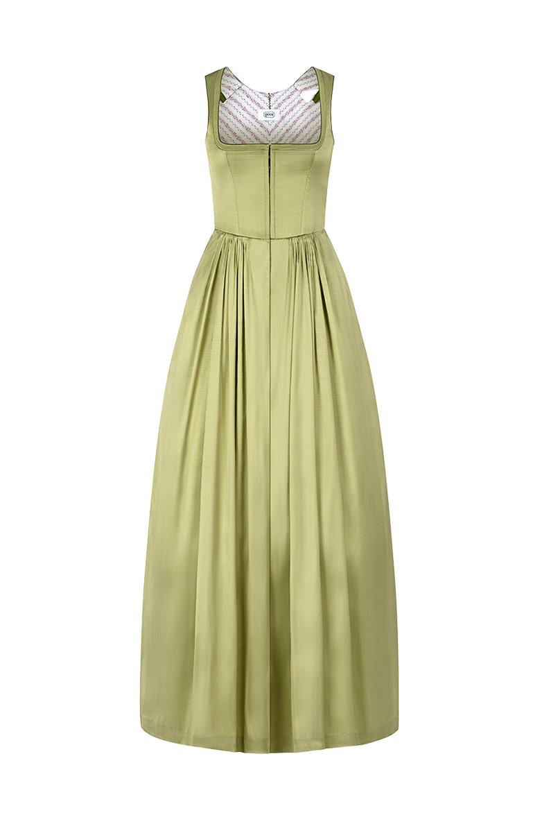 g-ssl-gern-haben-tuat-guat-hochzeitsdirndl-aus-seide-in-gr-n-104-cm image 1