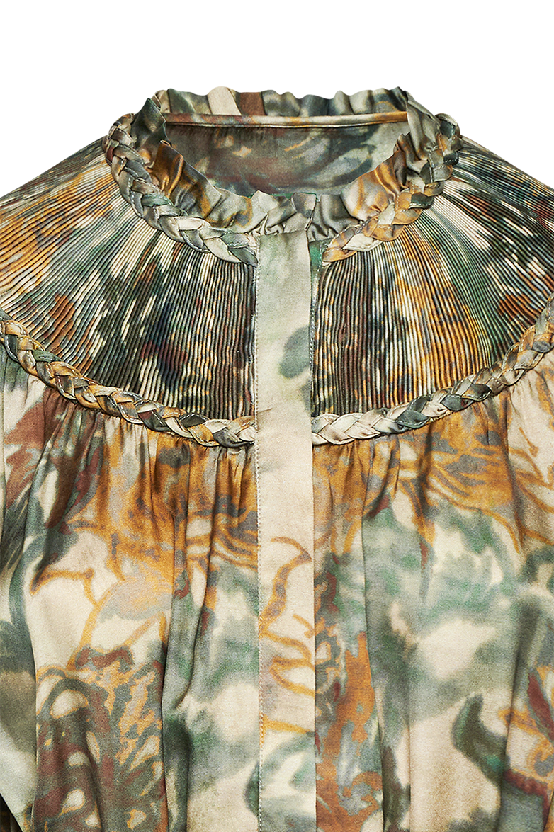 g-ssl-luftiges-jagdkleid-damen-viskose-kleid-gr-n-mit-jagdprint image 3