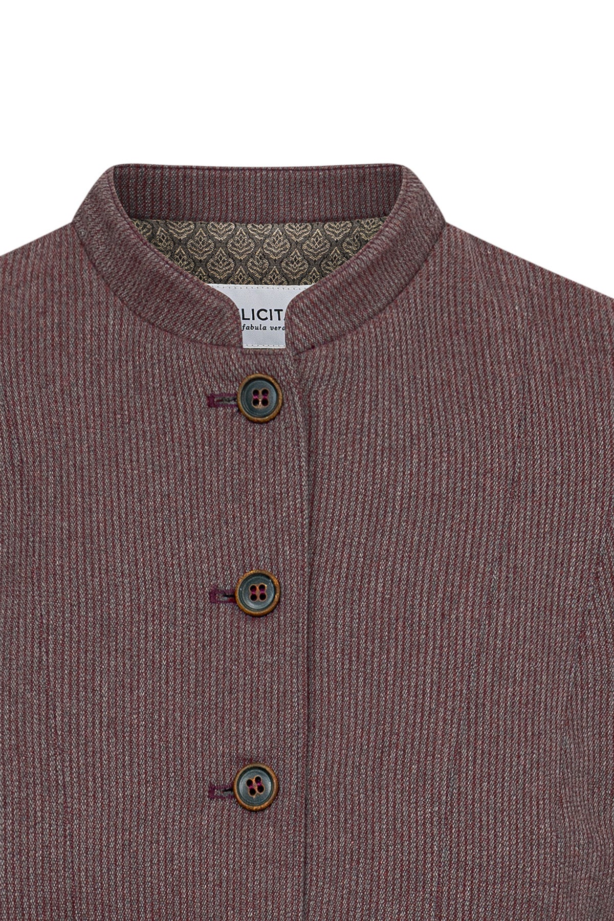 felicitas-jadelyn-damen-jacke-dirndljacke-baumwoll-flanell-gestreift image 3