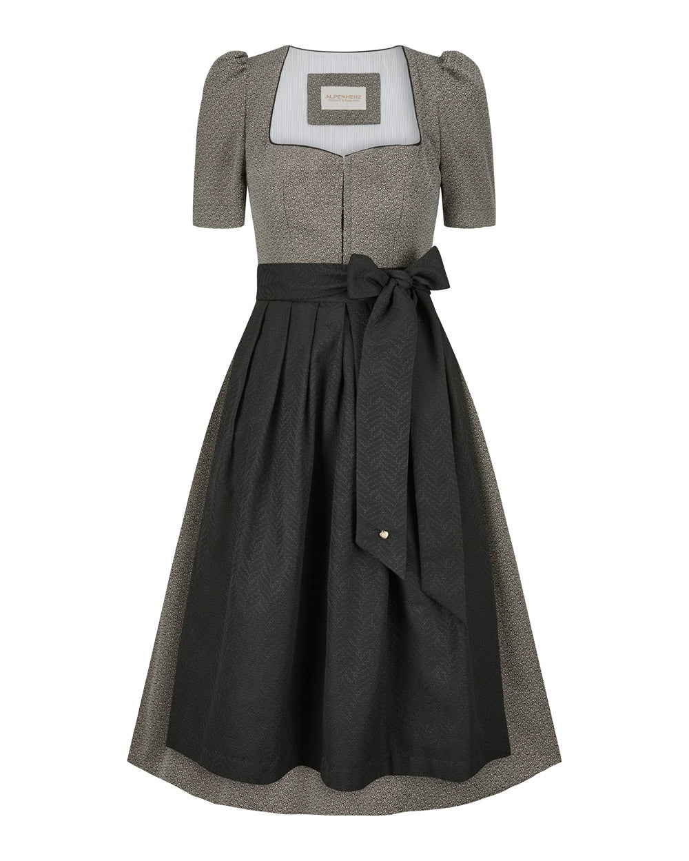 alpenherz-dirndl-johanna-taupe-jacquard-dirndl image 1